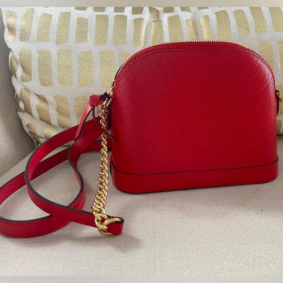 Louis Vuitton Coquelicot Epi Alma Mini Gold Hardware - Picture 3 of 5